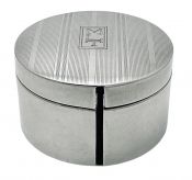 Art Deco Sterling Silver Stamp Box, R. Blackinton & Co., circa 1920-30