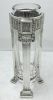 Art Deco Sterling Silver & Glass Bud Vase, Made By Dominick & Haff for Hardy & Hayes Co. Presented In 1925