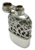 Art Nouveau Alvin Sterling Silver Ladies Flask, circa 1905