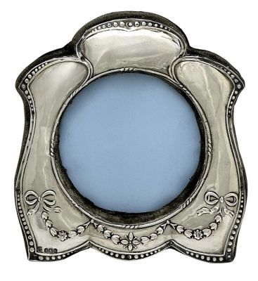 Art Nouveau Sterling Silver Picture Frame, Birmingham 1909