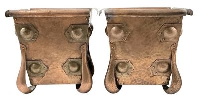 Arts & Crafts Copper and Brass Planters