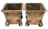 Arts & Crafts Copper and Brass Planters
