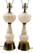 Barbini Murano Bullicante Table Lamps