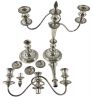 Barker Ellis Silver Plate Candelabra