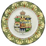 Beardmore Canadian Provincial Flags Plate circa 1907-13