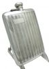Birks Engine Turned Engraved Sterling Silver Flask, Dated 1947