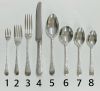 Birks Sterling Silver London Engraved Pattern, With Monograms