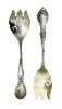 Blackinton & Co. Thistle Pattern Sterling Silver Ice Cream Forks, Set of 6