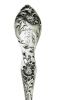 Blackinton & Co. Thistle Pattern Sterling Silver Ice Cream Forks, Set of 6
