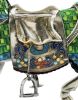 Chinese Silver and Enamel Horse