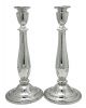Concord Silversmiths Sterling Silver Candlesticks, circa 1940