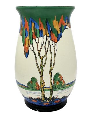 Crown Ducal Tree Pattern Vase