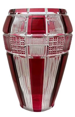 Daum Nancy Coloured Crystal Vase