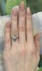 Edwardian Diamond and Pearl Ring in 18kt and Silver