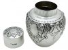 Edwardian Sterling Silver Tea Caddy, Josiah Williams & Co., London 1901