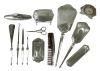 English Art Deco 13pc Sterling Silver Vanity Set