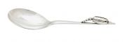 Georg Jensen Sterling Silver Blossom Pattern # 84 Serving Spoon