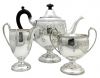 Georgian Style Gladwin Ltd. Sterling Silver 3 Piece Tea Set, Sheffield 1928