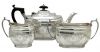 Harrison Brothers & Howson Sterling Silver 3 piece Tea Set, Sheffield 1945