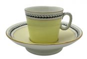 Haviland Limoges Trembleuse Cup & Saucer, Made for Tiffany & Co., circa 1876-89