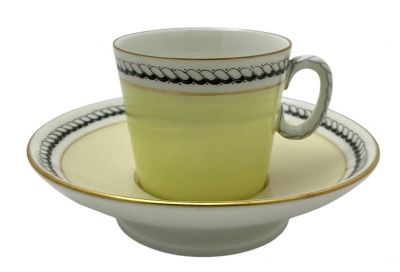 Haviland Limoges Trembleuse Cup & Saucer, Made for Tiffany & Co., circa 1876-89