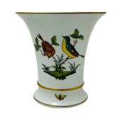 Herend Rothschild Bird Trumpet Vase