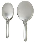 International Silver Royal Danish Sterling Silver Brush & Mirror