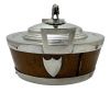 John Grinsell & Sons Butter Tub with Cow Finial