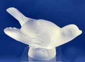 Lalique France Moineau Colereux / Angry Sparrow Model #11633