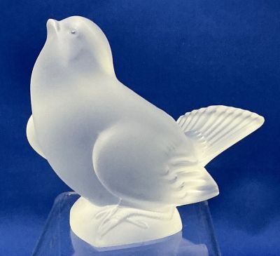Lalique France Moineau Moqueur / Mocking Sparrow, Model #11605