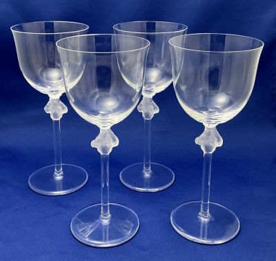 Lalique France Roxane Bordeaux Glasses