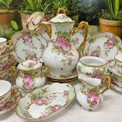 M. Redon Limoges Cocoa Set