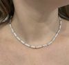 Modern .36ct Diamond and Mother Of Pearl 18kt Necklace
