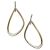 Modern .37ct Diamond 18kt Triple Hoop Earrings