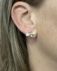 Modern .40ct Diamond Bee Earrings in 18kt Yellow and White Gold