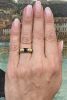 Modern 1.04ct Amethyst and Tourmaline 18kt Ring