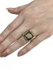 Modern 1.83ct Diamond and Sapphire Ring in 18kt Yellow Gold