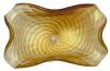Murano Fine Gold Dust Rectangular Bowl