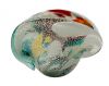 Vintage Murano Art Glass Multi-Coloured Tutti Frutti Shell Form Bowl