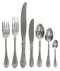 Northumbria Sterling Silver Flatware for 12, Normandy Rose Pattern