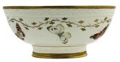 Porcellane D’Arte Ermete Agostinelli Butterfly Pedestal Bowl