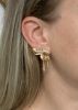 Retro .30ct Diamond Earrings in 18kt Rose and White Gold