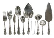 Roden Brothers Sterling Silver Louis XV Pattern Serving Pieces