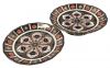 Royal Crown Derby Old Imari #1128 Cake Pedestal Dishes, Dated 1933