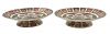Royal Crown Derby Old Imari #1128 Cake Pedestal Dishes, Dated 1933