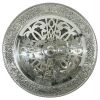 Silver Plate Floral Centrepiece Pedestal Bowl With Flower Frog Grate