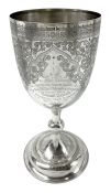 Sterling Silver Scottish National “Fat Cow” Trophy, Sheffield 1903