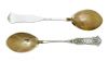Tiffany & Co. Sterling Silver Ice Cream Spoons, circa 1870-90