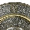 Elkington Silver Plate and Partial Gilt Venus Rosewater Dish 