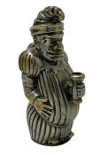 Victorian Figural Mr. Punch Go To Bed Match Safe